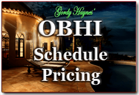 Scheduling Pricing for home inspection
